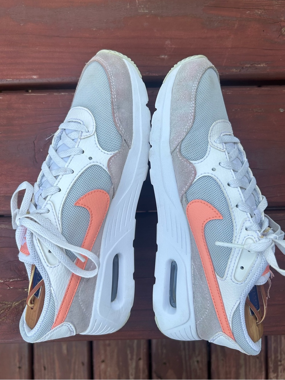 Nike Air Max SC Girl’s Shoe in White Crimson Bliss Size 5Y - Picture 6 of 12